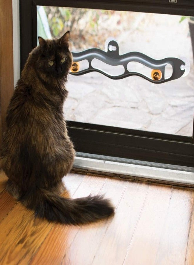 نوترا بت لعبة Nutra Pet EZ Mount Track n' Roll - لعبة تفاعلية للقطط تُعلق على النافذة مع كرات متدحرجة | لعبة ترفيهية للقطط تُثبت بالشفط - Image 2